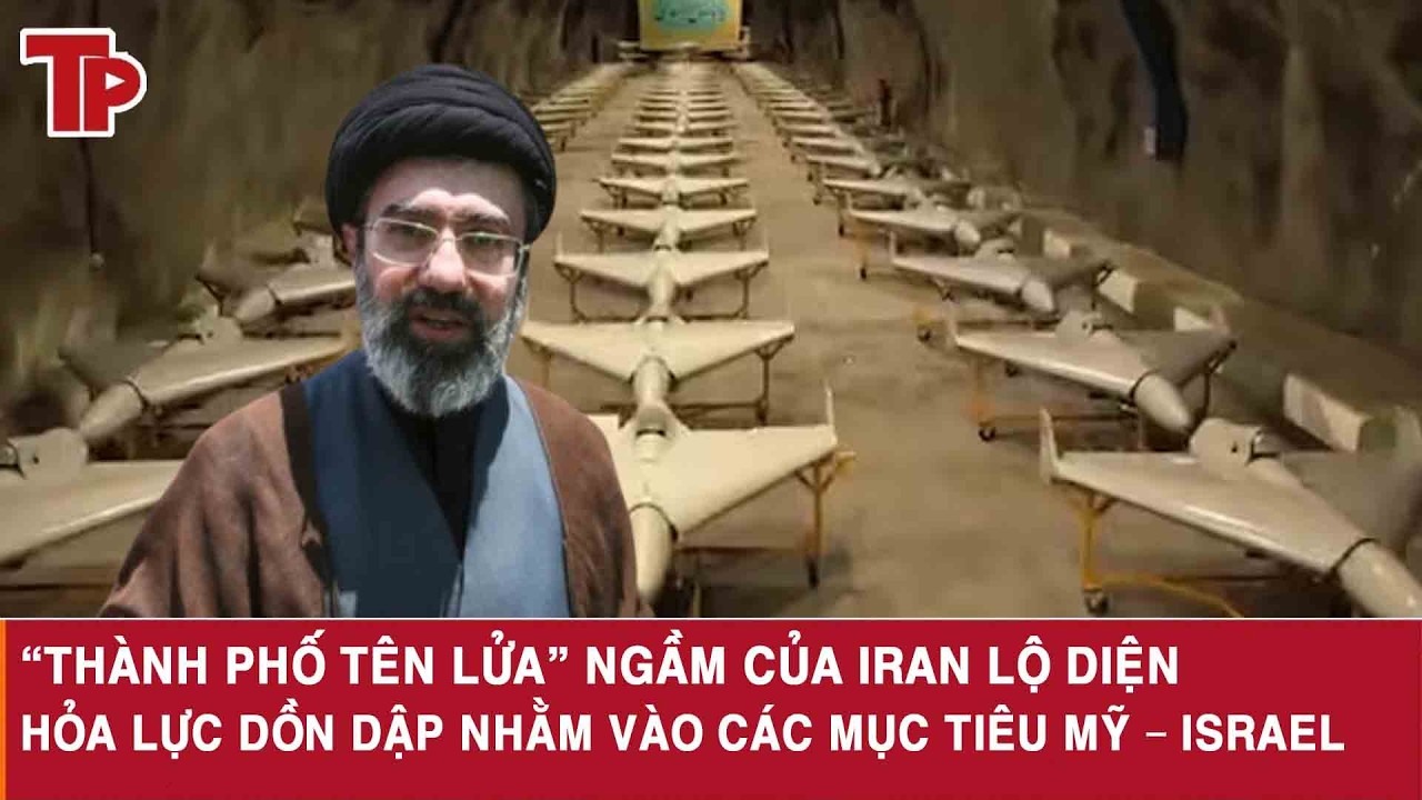 “Thành phố tên lửa” ngầm của Iran lộ diện, hỏa lực dồn dập nhằm vào các mục tiêu Mỹ – Israel