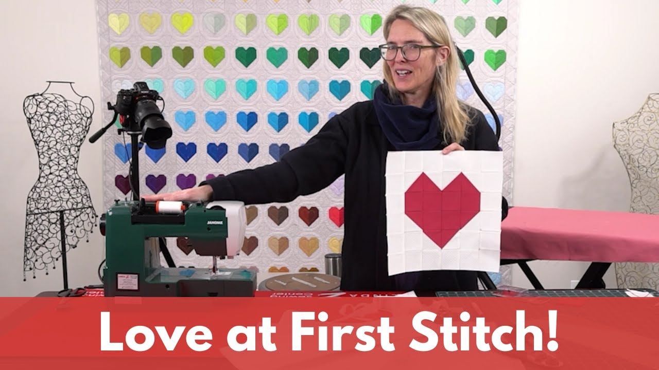 Fall in Love with Perfect Seams: EasyPiecing & Janome Travel Mate 200