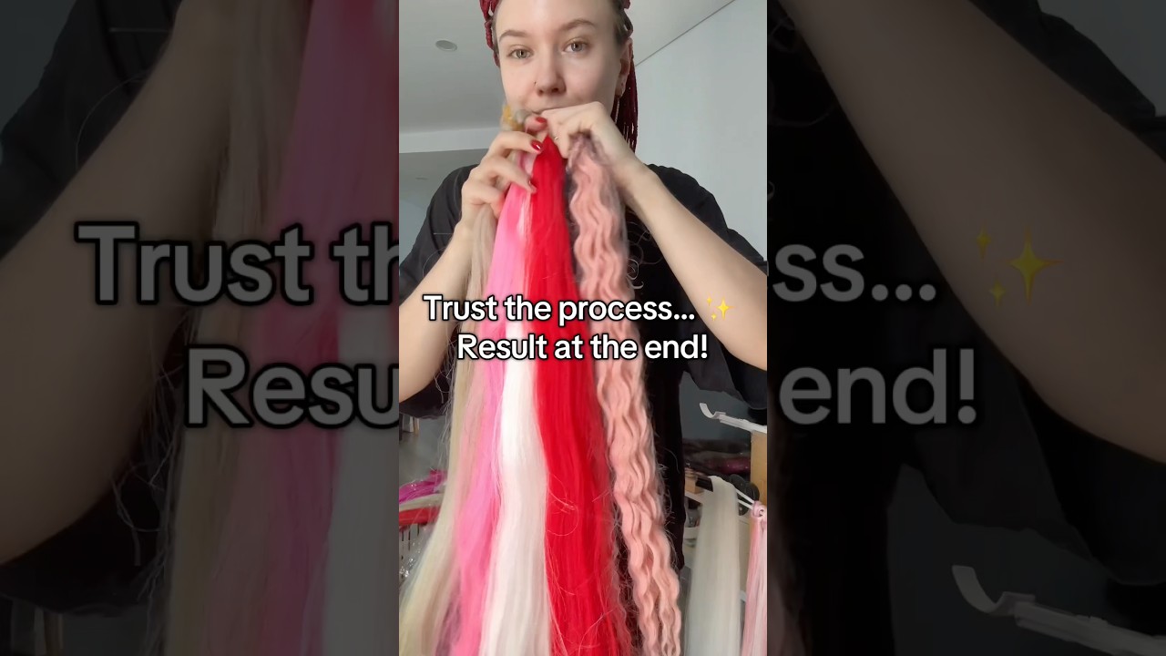 From color mix to pink magic 🌸 