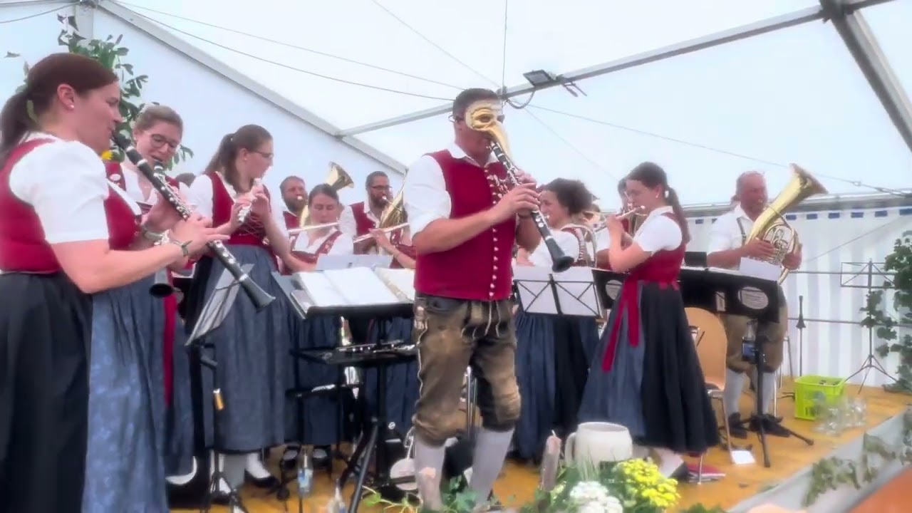 Musikkapelle Missen-Wilhams bei der Kirbe in Missen 2023, Video 3