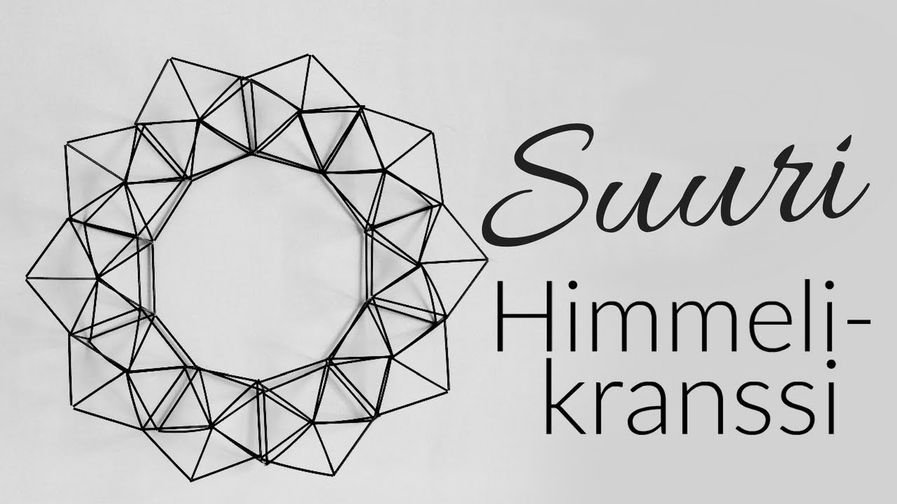 Tee se itse | Suuri kranssi muovipilleistä | Himmelikranssi