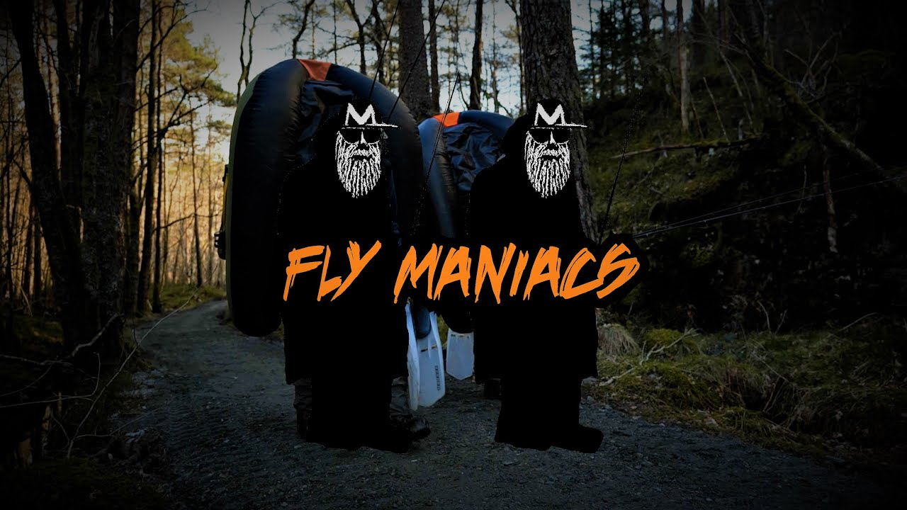 Ловля коричневой форели на жужжащую зумерную насадку (Flymaniacs) (Дэниел Бергман и Като Монсен)