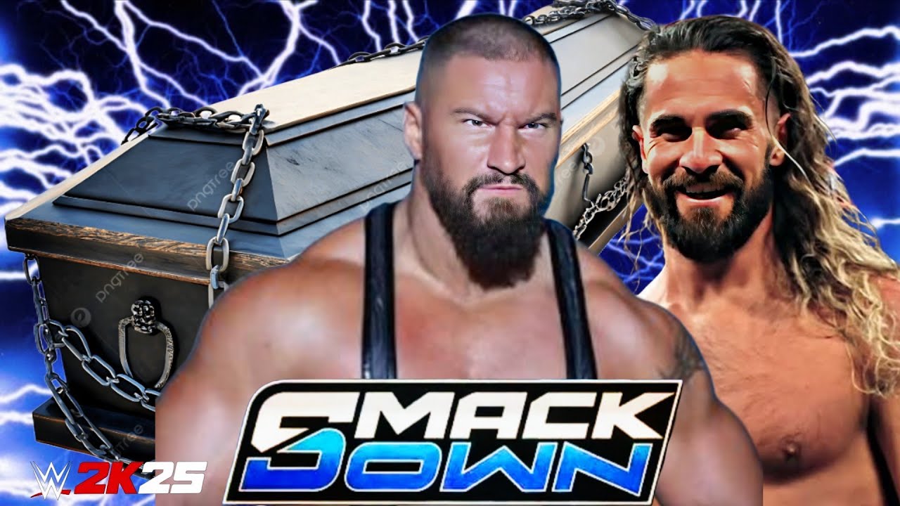 Seth Rollins vs Bron Breakker Wwe Smack Down 23 Jan 2026 Casket WWE2k25 - PS5 4K Game Play