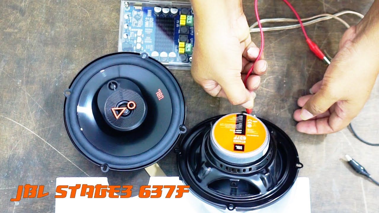 JBL STAGE3 637F ลำโพงแกนร่วม3ทาง  6.5 นิ้ว  แอมป์จิ๋ว  2.0  | TPA3116D2  120Wx2 |  รุ่น XH - M548 |