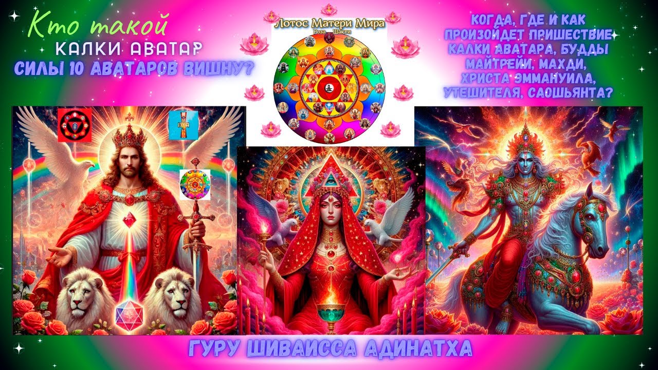 Кто такой КАЛКИ АВАТАР и силы 10 Аватаров Вишну? Когда, где и как произойдет пришествие Калки