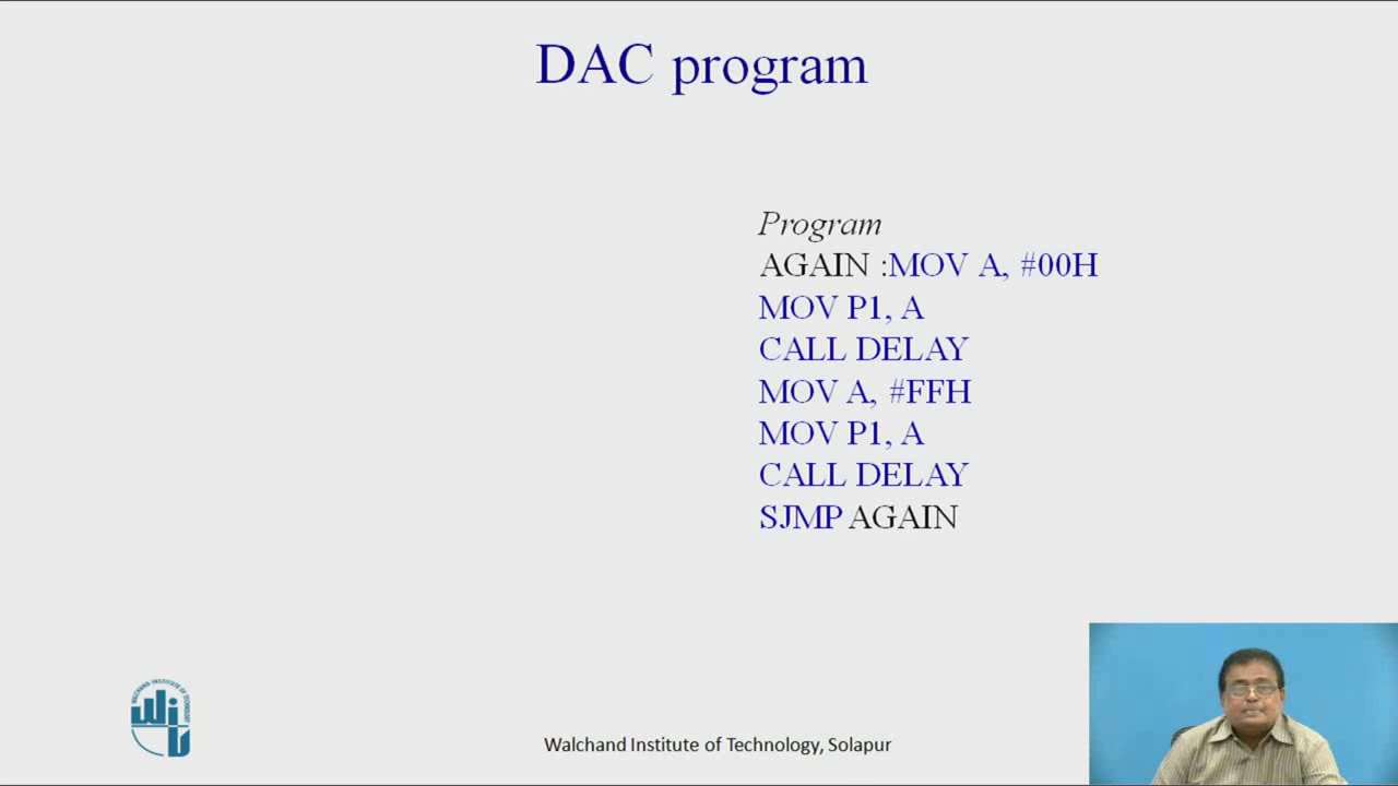 DAC Interfacing With 8051