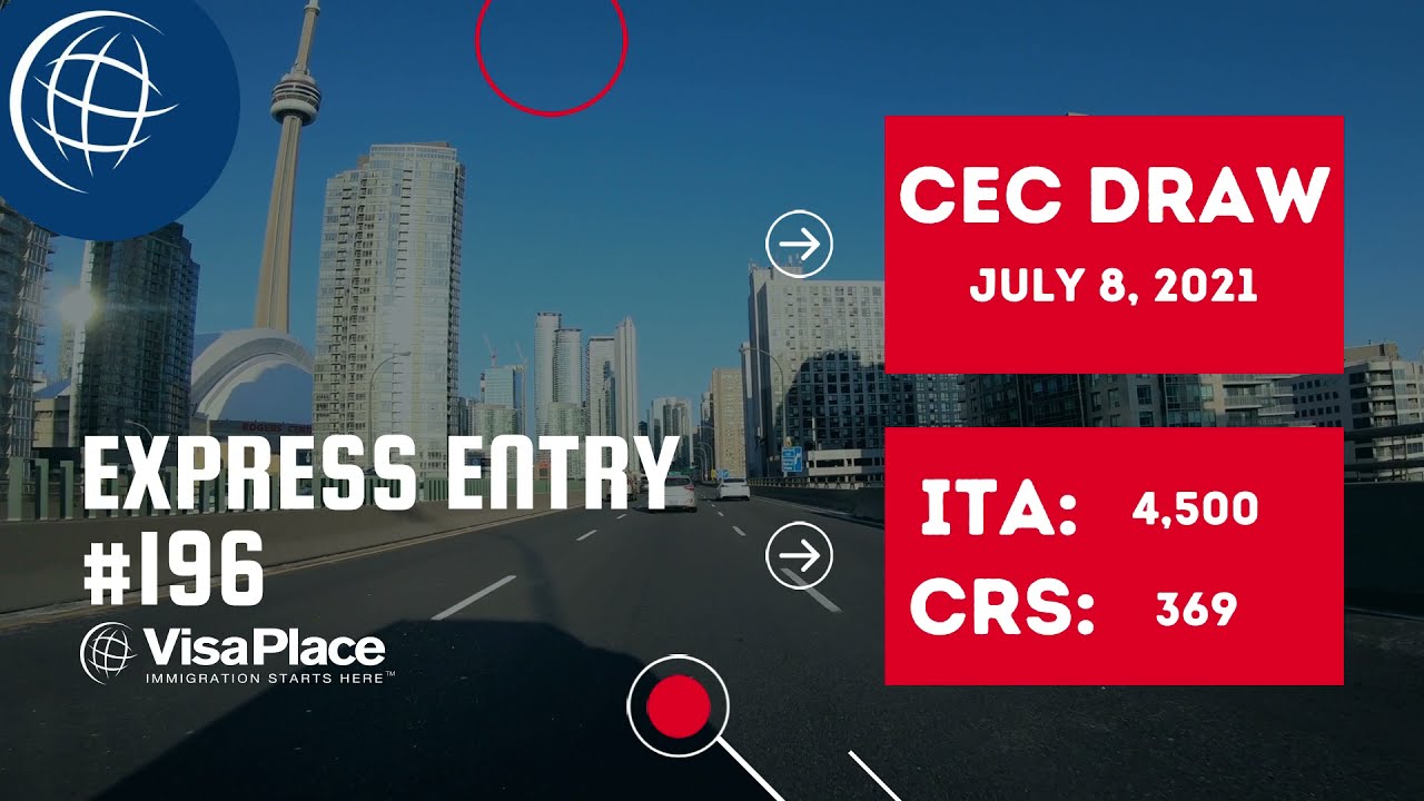 Express Entry #196: CEC Draw on July 8th, 2021🇨🇦