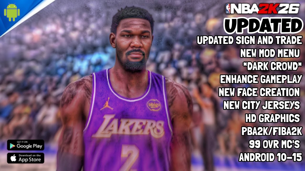 UPDATED NBA2K20-2K26 | LAKERS vs SUNS | UPDATED SIGN AND TRADE | DARK CROWD | NEW FACE CREATION |