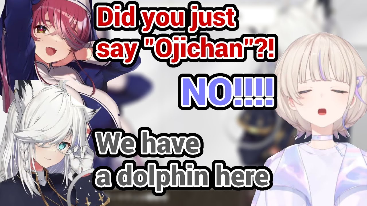 Marine Can't Catch what Hajime Said but it's so Cute!! in the Confession Stream with Fubuki!!