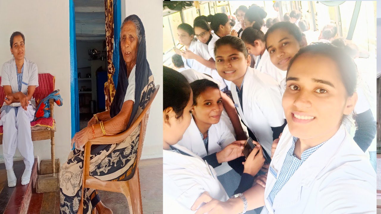 Meet a sweet grand lady during home visit 😍😍||#community Health Nursing