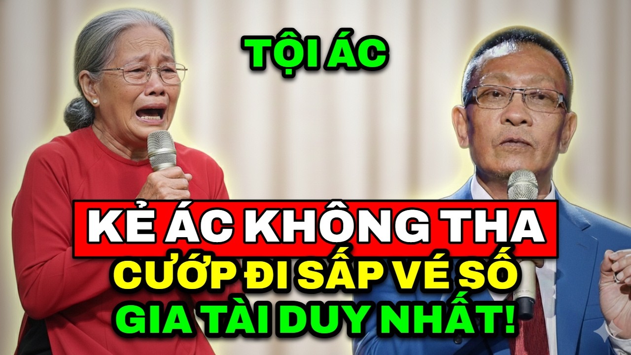 TÂM SỰ CÙNG VĂN SÂM - Kẻ ác không tha cho người già khi cướp đi sấp vé số là gia tài duy nhất