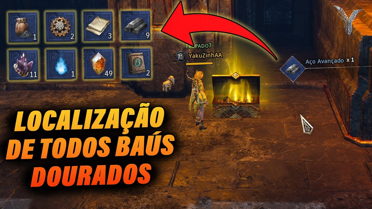 TODAS LOCALIZAÇÕES DOS BAÚS DE OURO DE LEGEND OF YMIR!