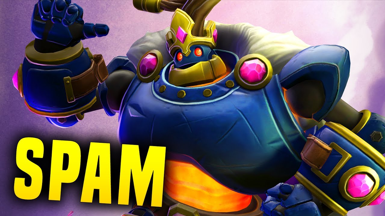 The Spam King! | Paladins Bomb King Gameplay & Build