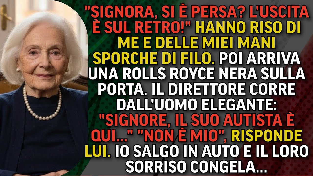 «SI È PERSA?» — MI HANNO DERISA PER IL MIO ASPETTO, MA IL ROLLS ROYCE ERA PER ME!