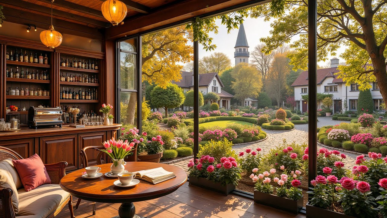 Smoothing Spring Jazz Music ☕ Peaceful Jazz Ambience for Focus and Relax