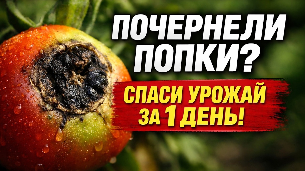 ПОЧЕРНЕЛИ ПОПКИ? Ты УБИВАЕШЬ урожай. СРОЧНО дай им ЭТО!
