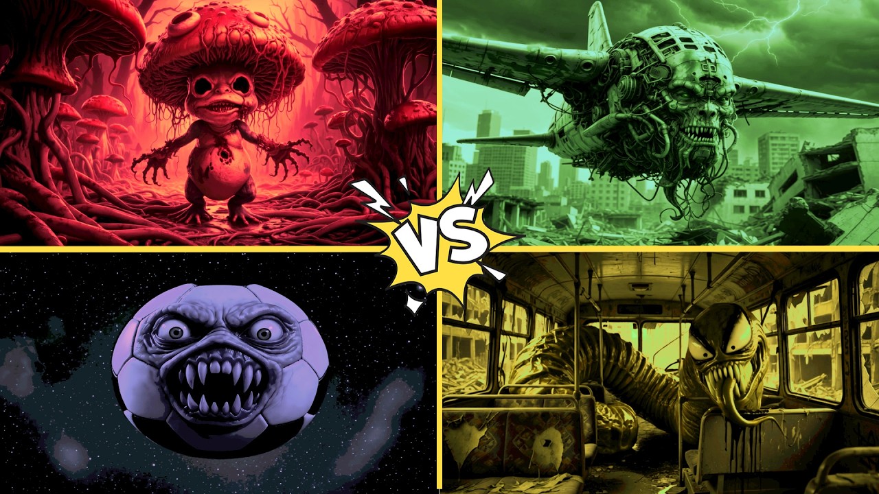 Super Mario 🍄 Monster Airplane ✈️ Monster Soccer Ball ⚽ Monster Spider Man 🕷️