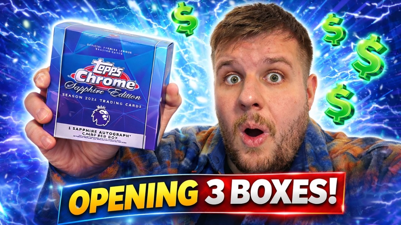 Topps Chrome Sapphire Premier League 3 Box Break! 🙌🏻⚽️