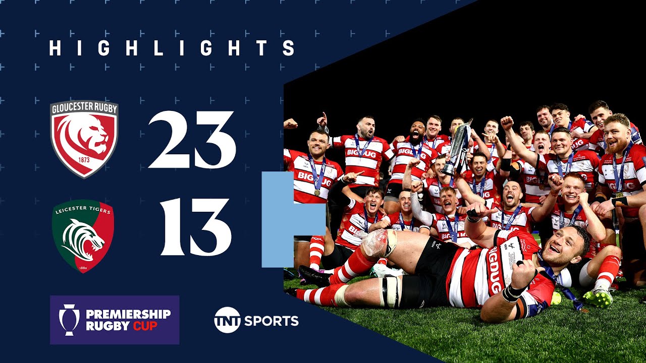 First Trophy In Nine Years! 🤩 🏆 | Gloucester 23-13 Leicester Tigers | Premiership Rugby Cup Final