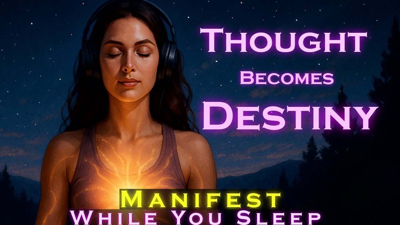 THOUGHTS Create Your DESTINY &mdash; Manifest While You Sleep 💤✨Guided Meditation