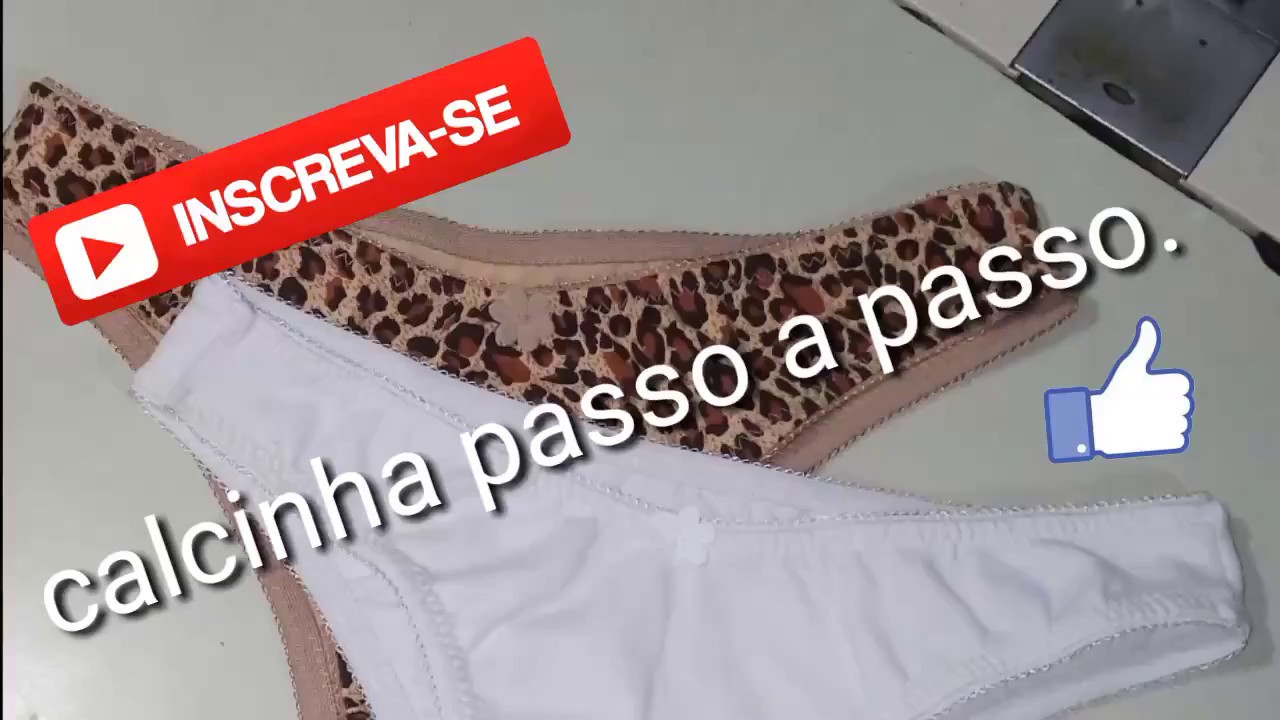 Calcinha Adulta Feita na Máquina Doméstica !!