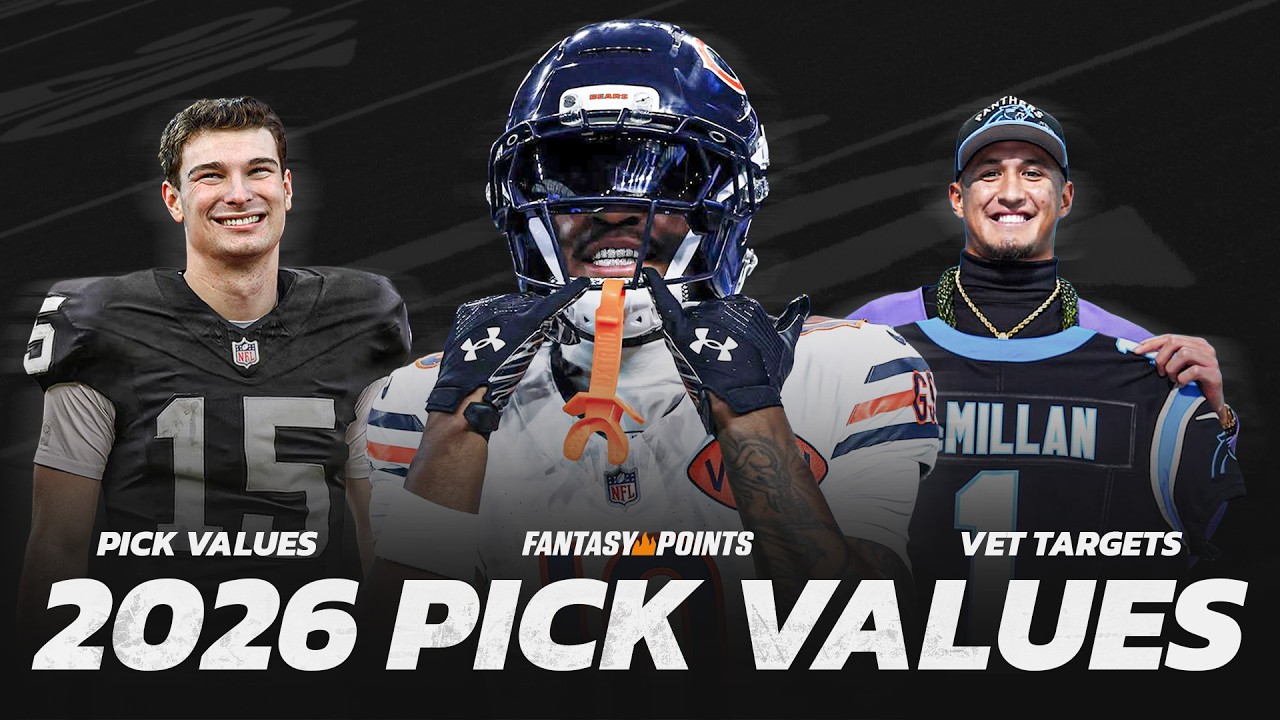 Trade Your 2026 Rookie Draft Picks for THESE Dynasty Fantasy Football Players NOW! (1.01-1.06)