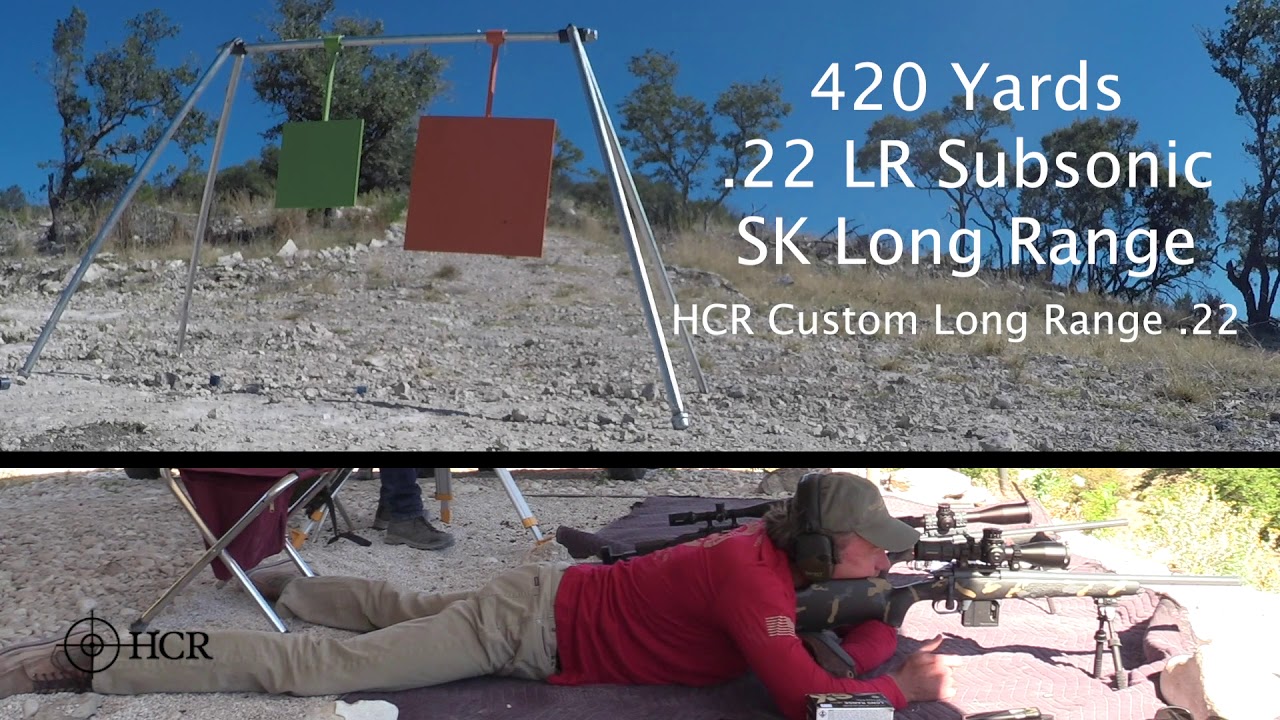 Hill Country 22's at 420 Yards