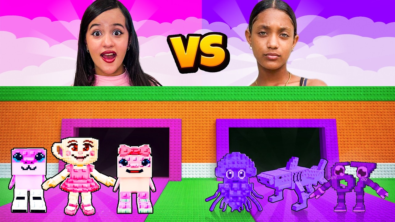 La Pelo en Pausa vs Angi Fire en Dos FILAS 😱 ROBLOX! Reto #3