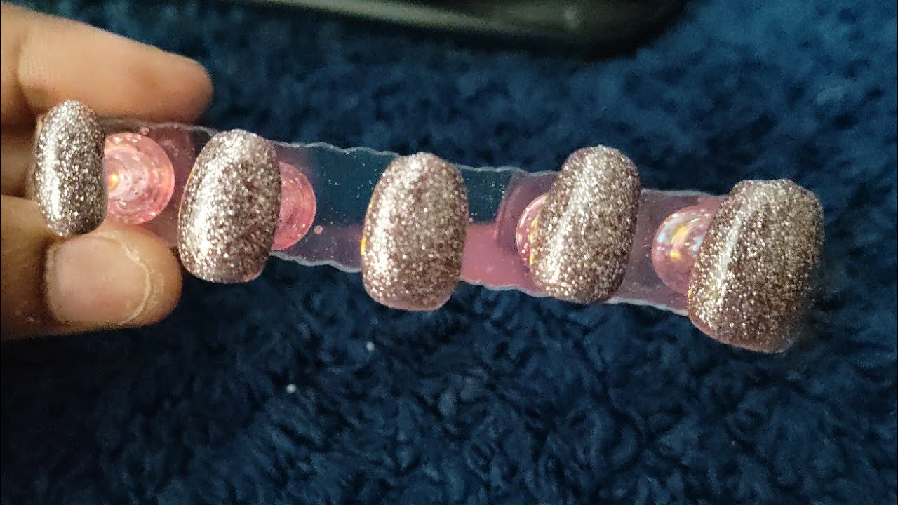 Sandy sparkle ✨ Diy nails 💅🏾
