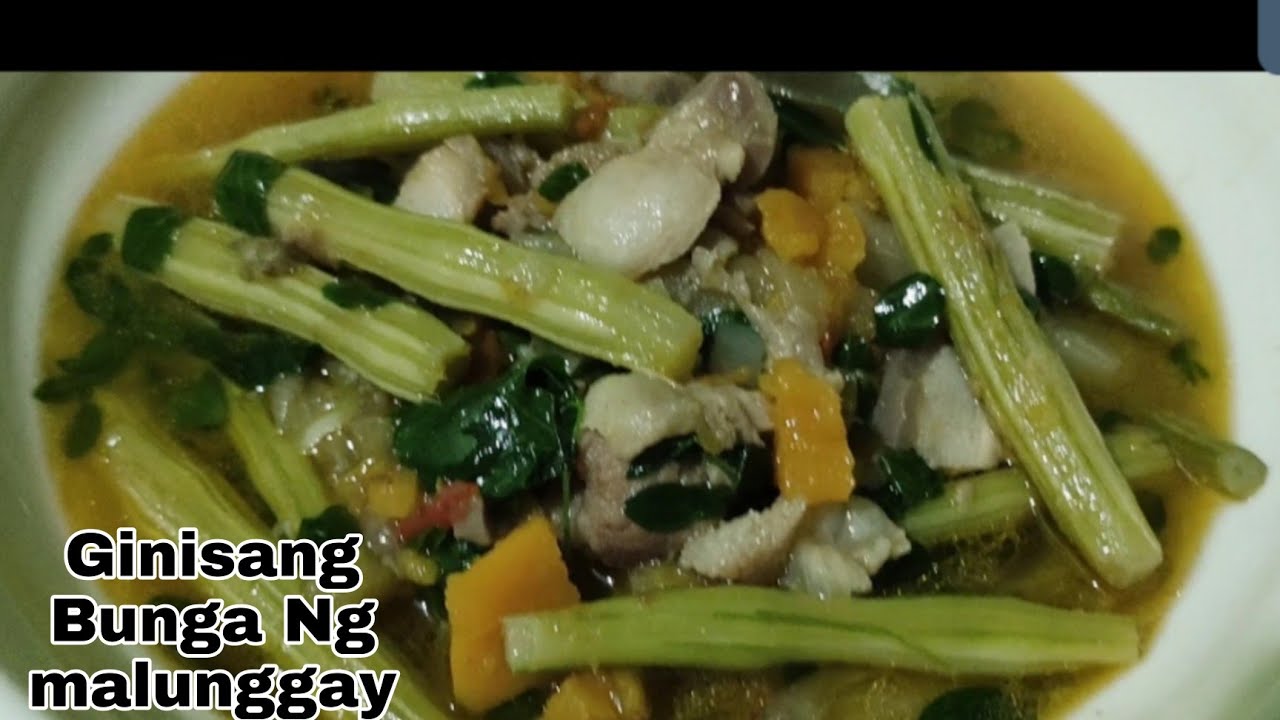 Ginisang bunga Ng malunggay