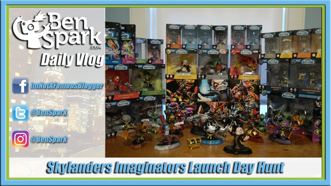Skylanders Imaginators Launch Day Hunt
