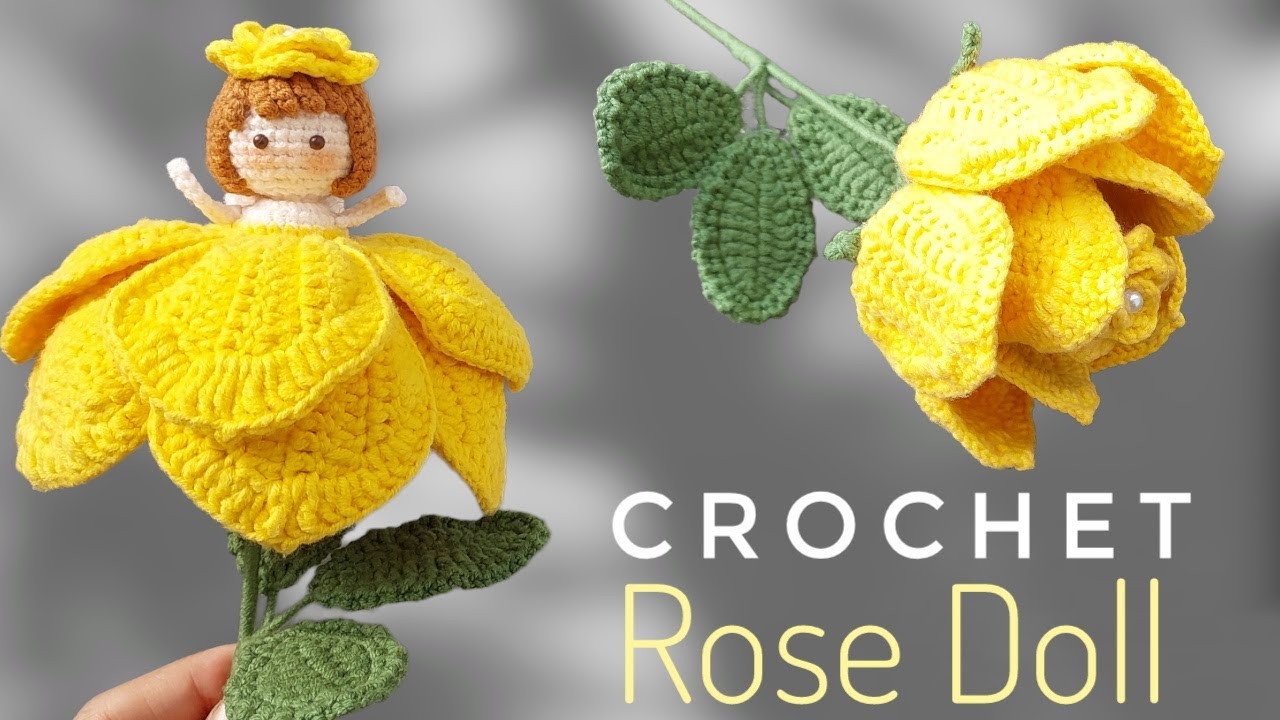 #10 | Móc Tiên Hoa Hồng Siêu Cute | Crochet Rose Fairy  | Rose Doll | @ci2ci
