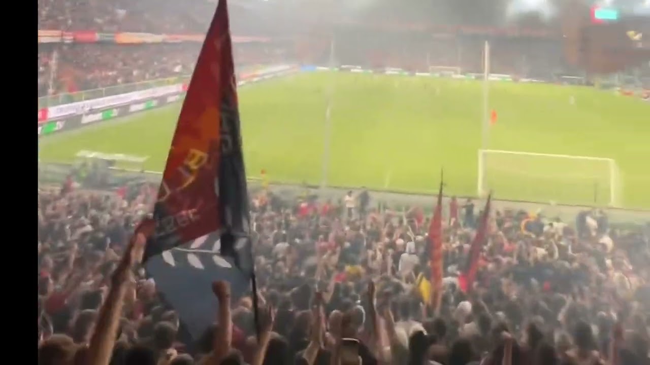 GENOA GRADINATA NORD CHI NON SALTA E' UN BLUCERCHIATO