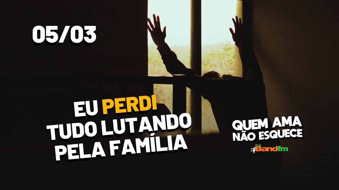 EU PERDI TUDO LUTANDO PELA FAMÍLIA - HISTÓRIA DO WAGNER | QUEM AMA NÃO ESQUECE 05/03/26