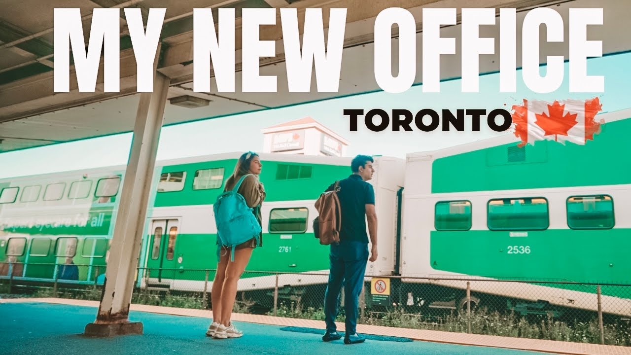 My NEW TORONTO Downtown Office 🇨🇦 Work Life In Canada