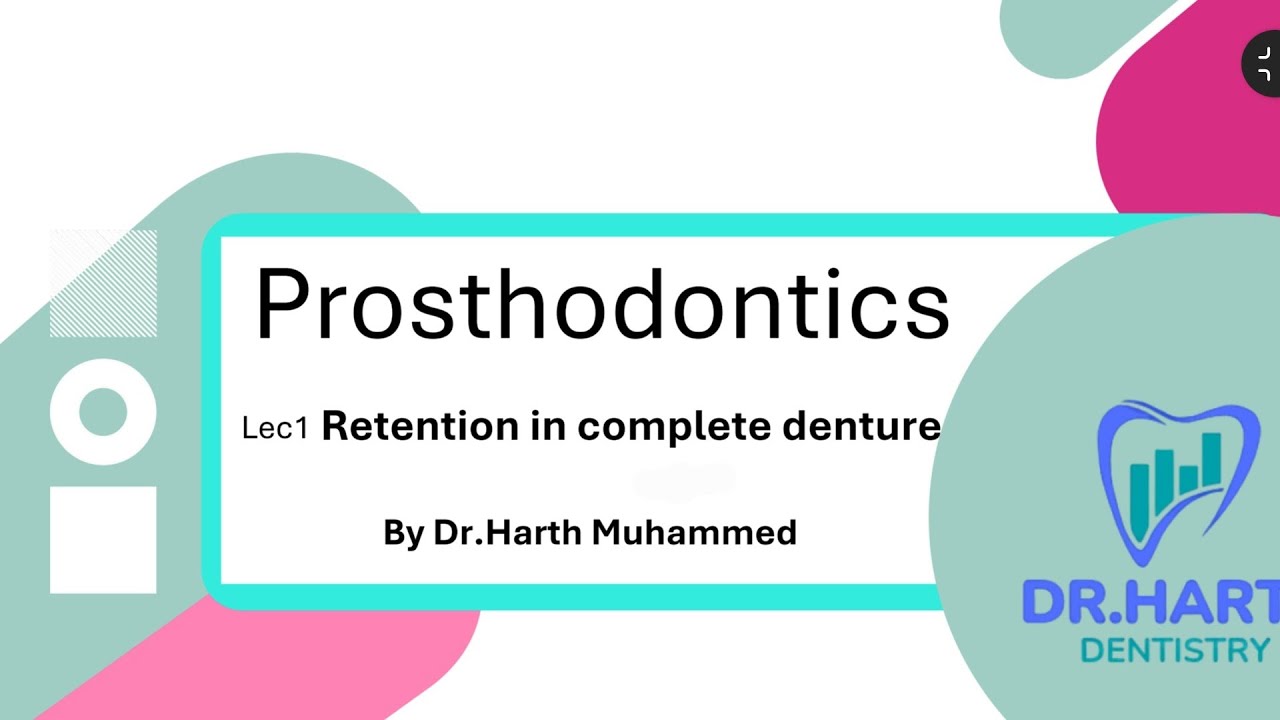 Retention in complete denture |pros|fifth stage 