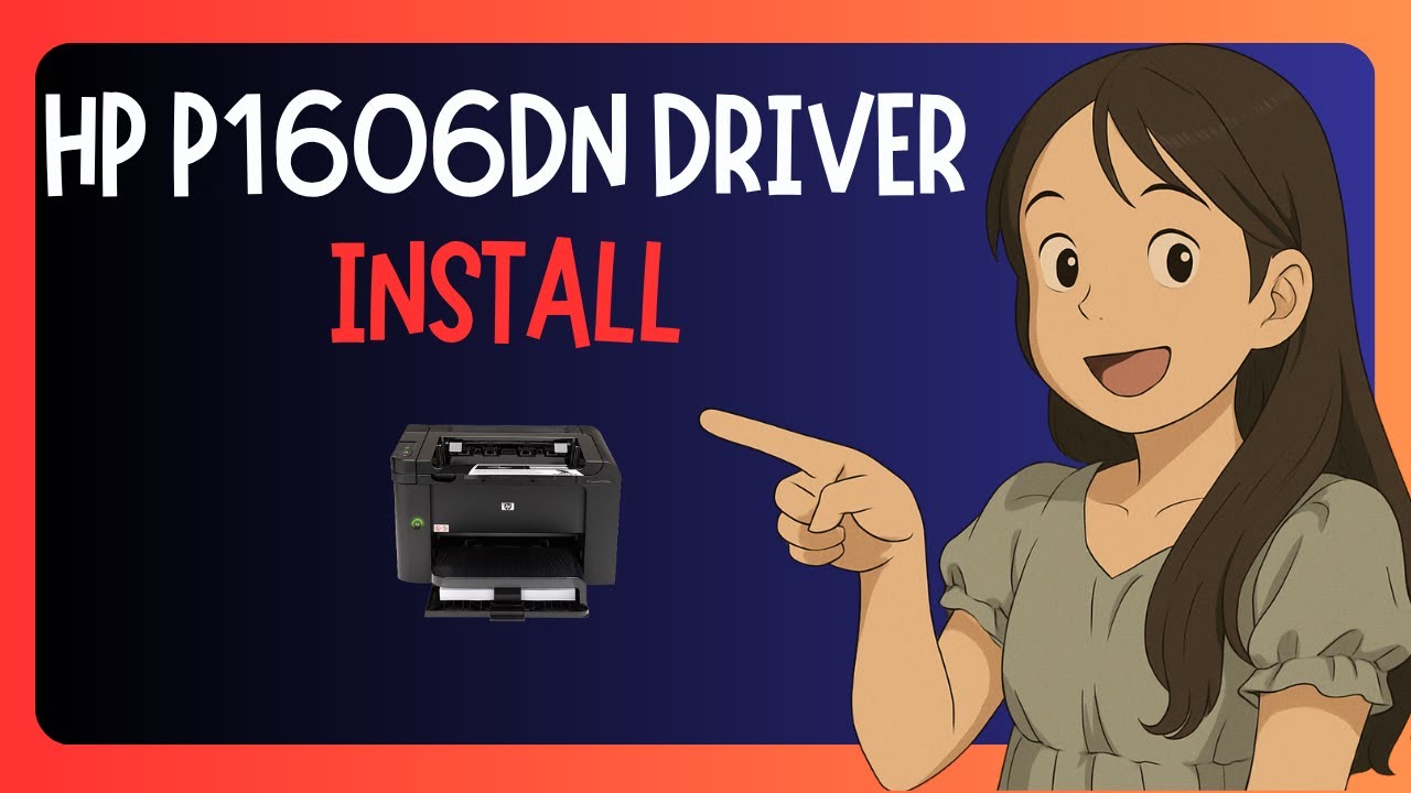 How To INSTALL HP LaserJet Pro P1606dn Printer Driver Manually in Windows 11