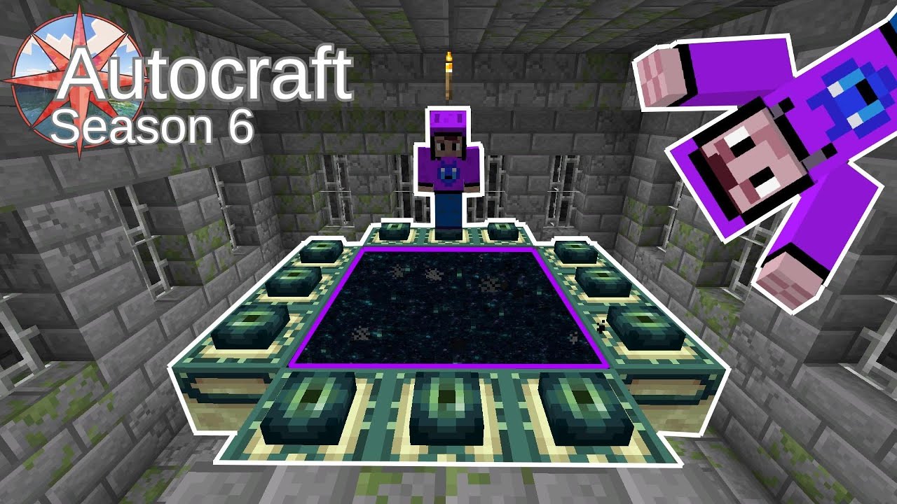 Taking on THE ENDER-DRAGON with friends! - Autocraft season 6 Ep 3