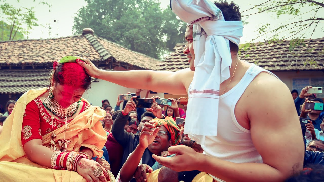 BEST ROMANTIC SANTALI WEDDING || CILU ♥ CHAMPA || ETUD SINDUR || FULL HD SAGUN BAPLA ,M-9776713143