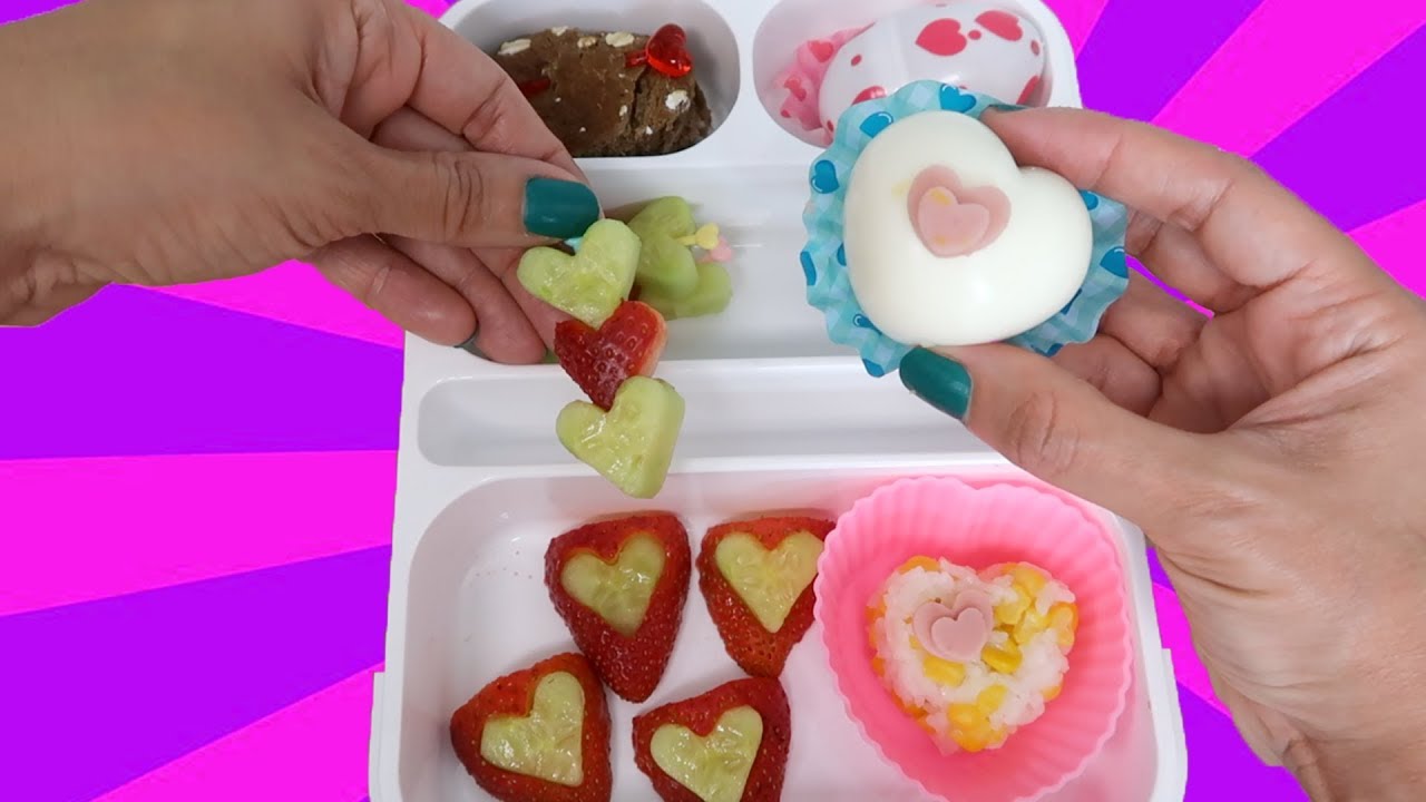 LANCHEIRA DO AMOR PARA CRIANÇAS KIDS FUN HEART LUNCHBOX