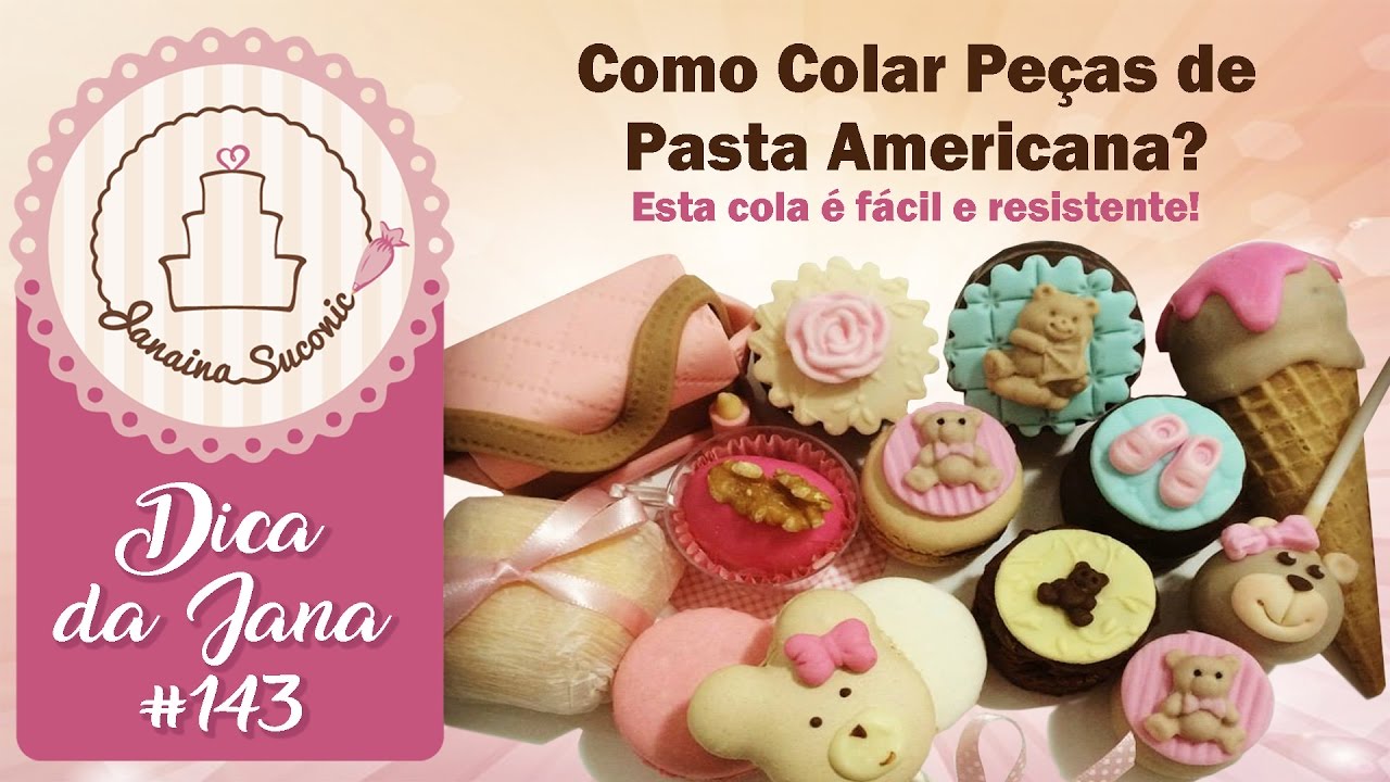Dica da Jana #143 Cola para Peças em Pasta Americana por Janaina Suconic