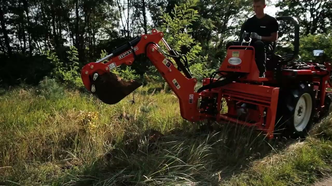 Koparka z przesuwem i pompą hydrauliczną BHMS 175
