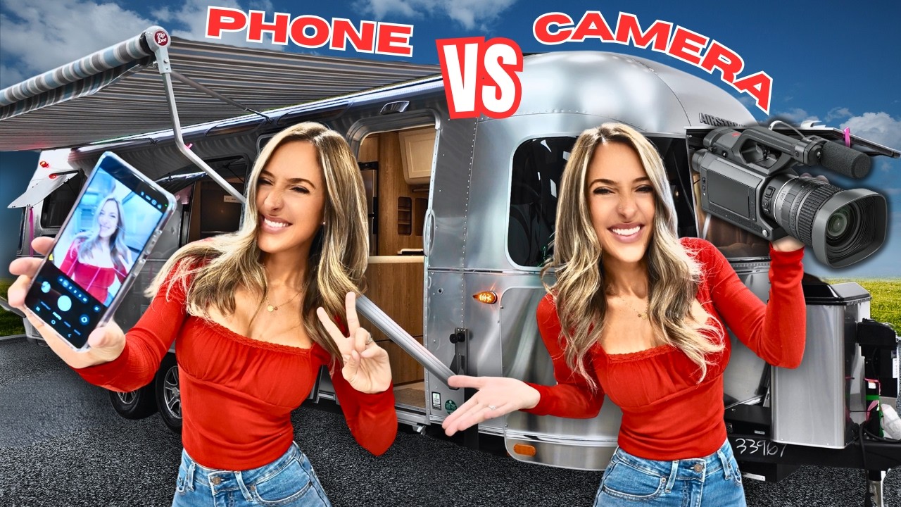 Я снял на видео трейлер Airstream от Pottery Barn за 200 000 долларов... на НОВЫЙ Galaxy S26 ULTRA?!
