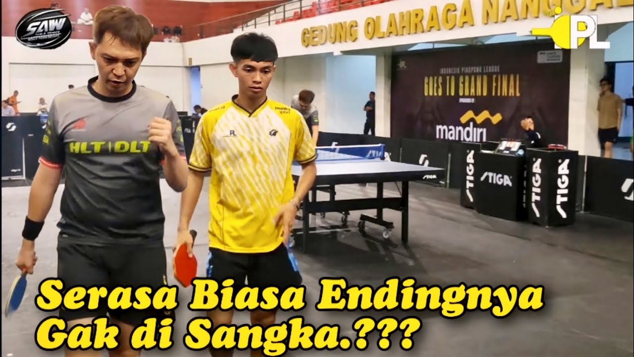 GUSTI ONIC VS GILANG ARWANA JAYA GOES TO GRAND FINAL INDONESIA PINGPONG LEAGUE SESION II SEIRES III