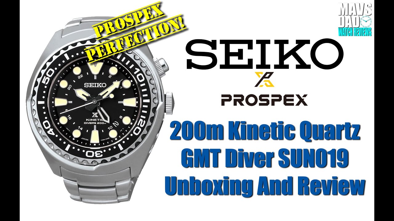 Слишком большой? | Распаковка и обзор часов Seiko Prospex 200m Kinetic Quartz GMT Diver SUN019