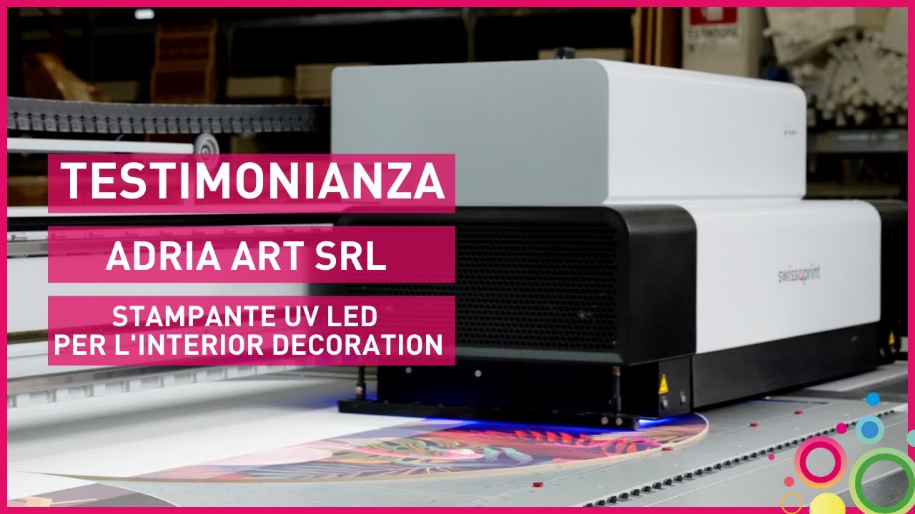 Stampante UV LED interior decoration - testimonianza Adria Art