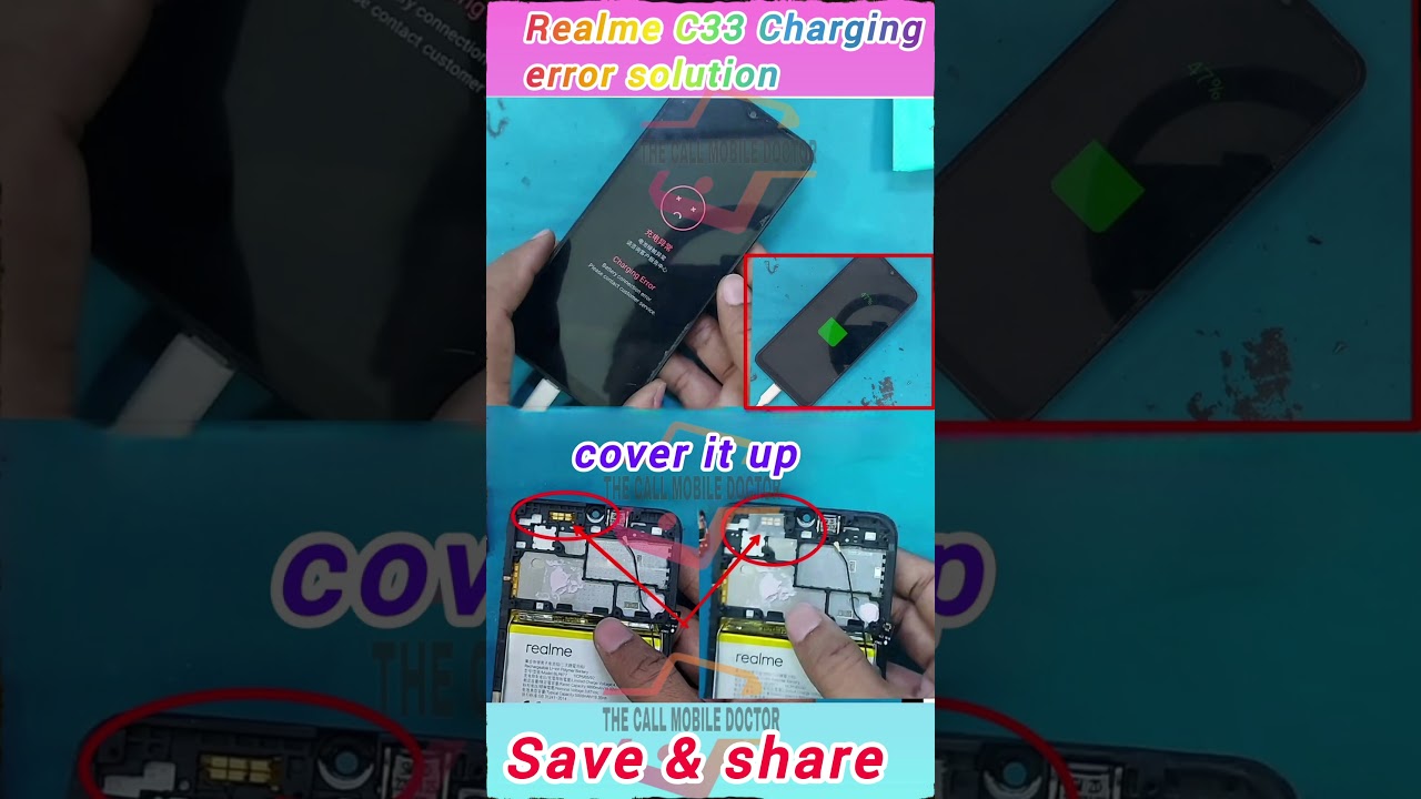 Realme C33 Charging Error & Temperature Error Solution | Realme Charging Error Problem Fix 💯%✅