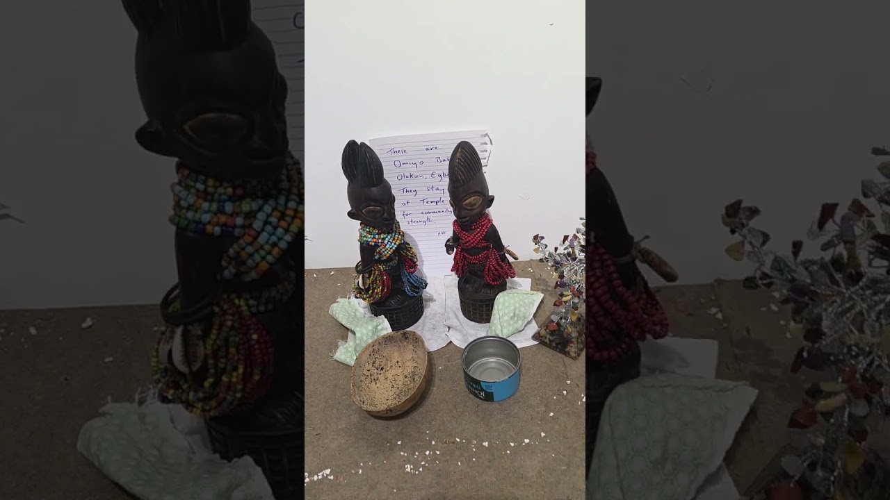 Buy Ibeji at Omiyo #ancestorveneration #omiyo #ifa #fertilityritual #ashe
