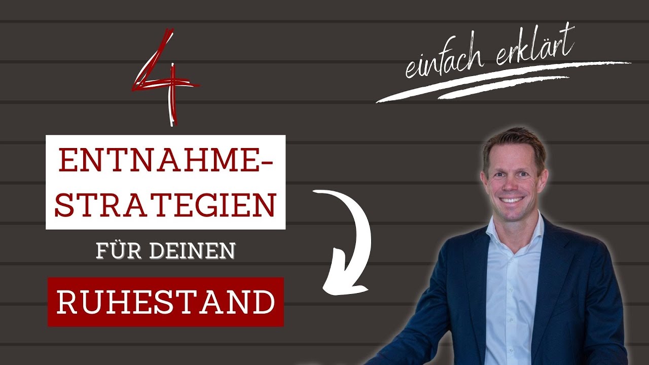[Ruhestandsplanung] 4 Entnahmestrategien für genug Geld bis ans Lebensende