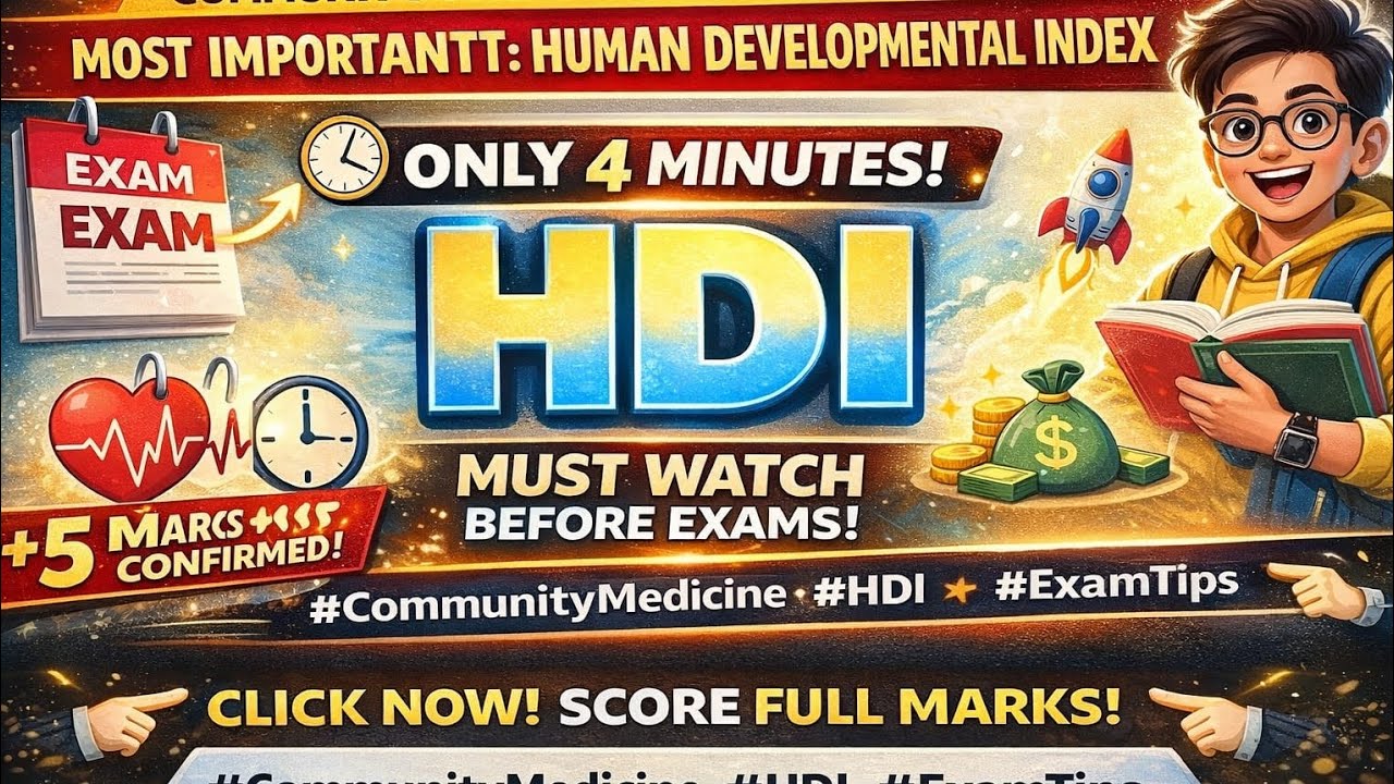 #bhmsstudent#medstudent #communitymedicine humandevelopmentindex #importantquestion #5marksquestion 